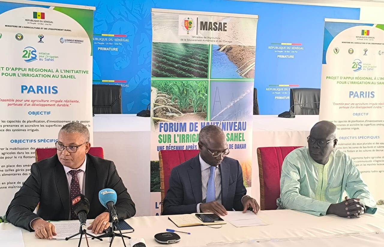 -Le Forum de haut niveau sur l’irrigation ‘Dakar+10 », lancé à travers une conférence de presse à Dakar